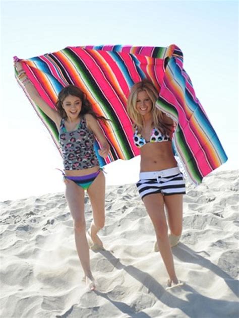 sarah hyland and ashley tisdale star in op s venice beach heat ad campaign teen vogue