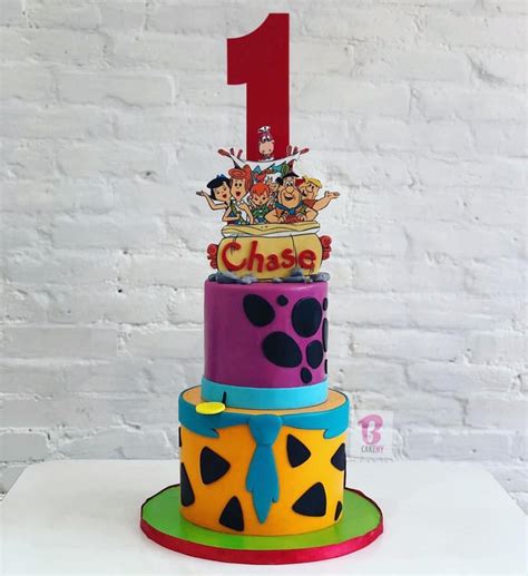 Bcakeny On Instagram “flintstones Themed 1st Birthday Cake Tag Someone Who Will Need A 1st