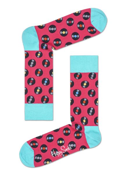Scha Darr Par Record Socks Style In Cool Colours Design Happy Socks