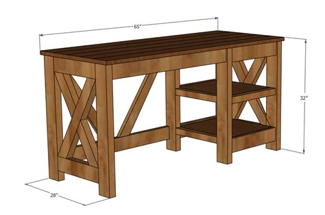 Ashley Basnight Farmhouse Desk Plans A Farmhouse Desk Perfect For The