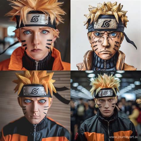 Realistic Portrait Of Naruto Uzumaki The Iconic Ninja High Quality
