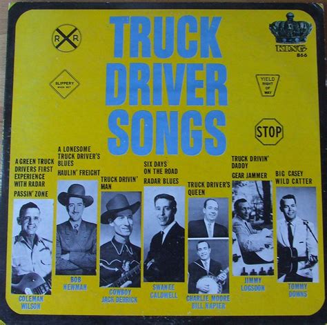 There are really only a. Truck Driver Songs - King Records LP 866 . - a photo on ...