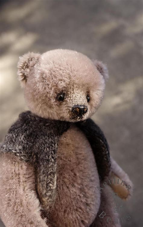 Miniature Mohair Artist Bear From Aerlinn Bears Etsy Mohair Teddy