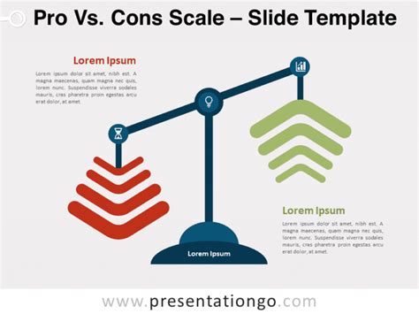 Pros Vs Cons Scale For PowerPoint And Google Slides