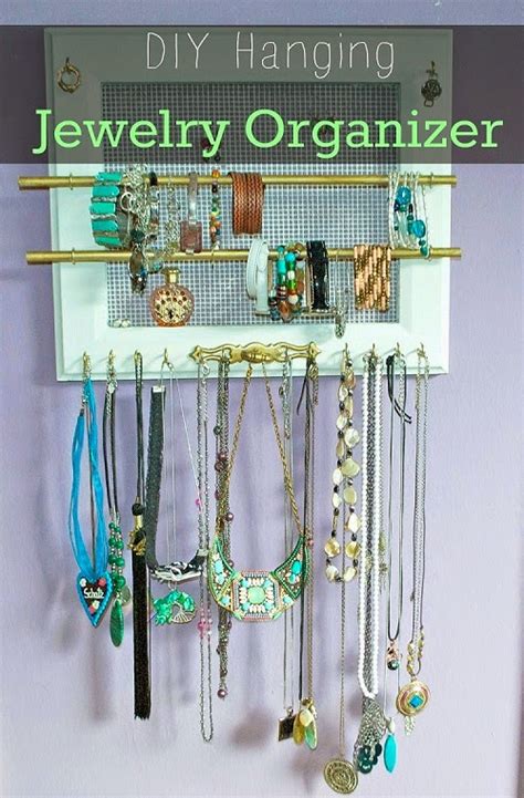 Diy Hanging Jewelry Organizer