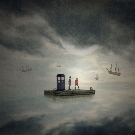 Surreal Doctor Who Painting By Thefirstpictureshow On Deviantart