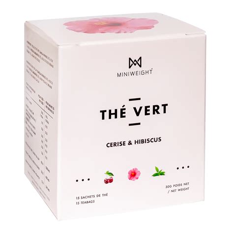 Thé Vert Anti Cellulite Cerise And Hibiscus Wellvita