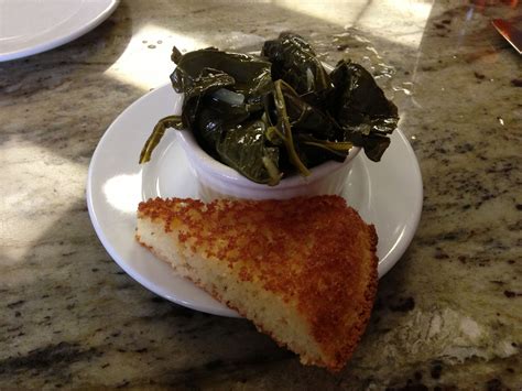 Compare eutaw, alabama to any other place in the usa. Collard greens and cornbread at Garfrerick's Cafe in ...