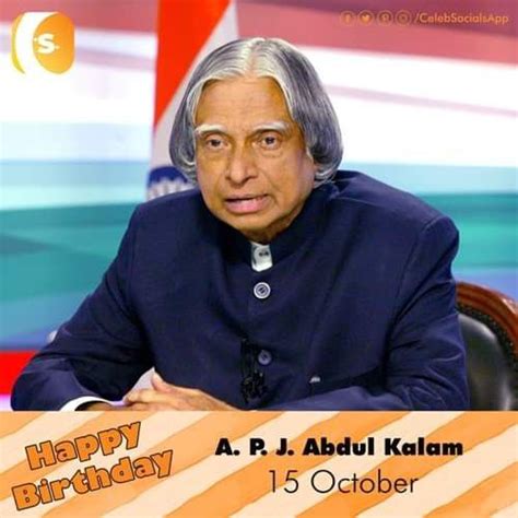 He worked with drdo and isro as an aeronautical engineer. #CelebSocials wishes a Very #HappyBirthday to A.P.J. Abdul ...