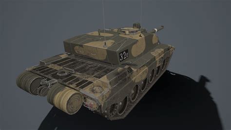 3d Model Challenger 2 And Challenger 2 Tes Pack Vr Ar Low Poly