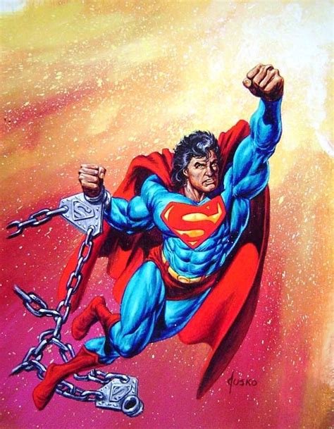 Superman Power Flight Joe Jusko Superhero Art Dc Comics Art