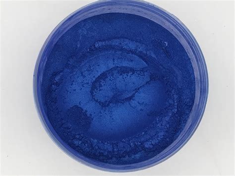 Cobalt Blue Shimmer Pearl Mica Powder Pigment Cosmetic Grade Etsy