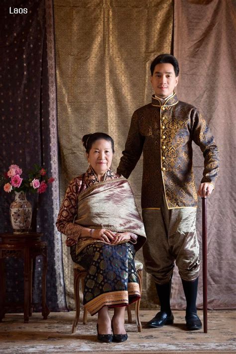 ລາວ Lao Traditional Dress Laos 🇱🇦 Laos Clothing Traditional