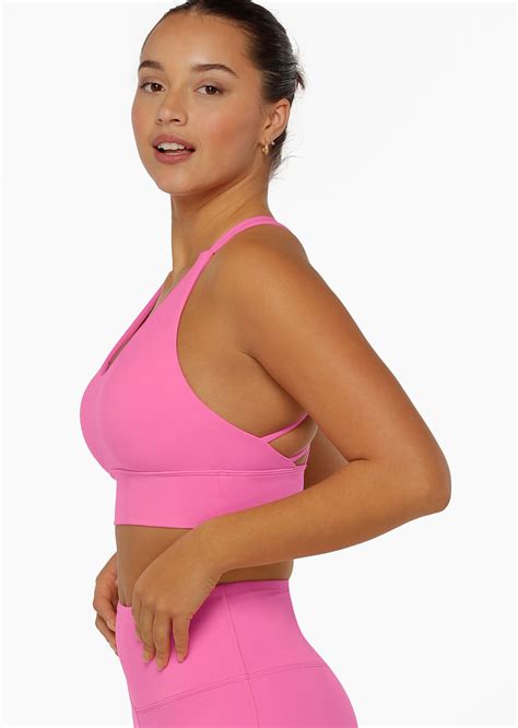 Lotus Sports Bra Pink Lorna Jane SG