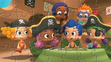 Bubble Guppies Pirates Video For Kids Amazing Puzzle Games Пъзел