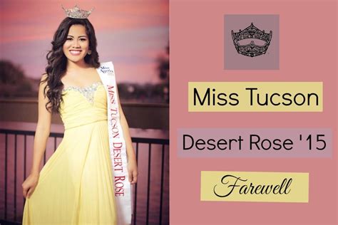 Miss Tucson Desert Rose 2105 Farewell Youtube