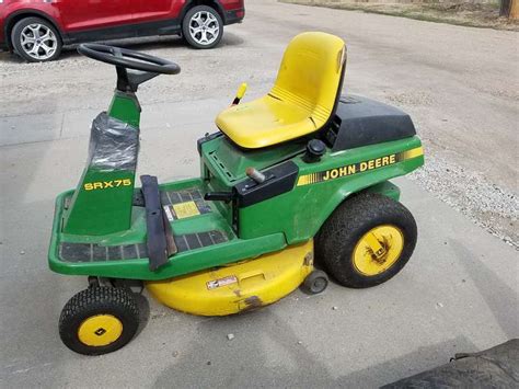 John Deere SRX75 Riding Lawn Mower Adam Marshall Land Auction LLC
