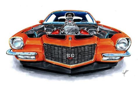 Pin By Todd On Automotive Illistration Chevrolet Camaro Camaro Art