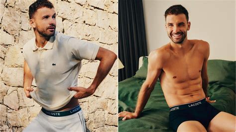 Grigor Dimitrov Strips Down As New Face Of Lacoste Underwear Range Tennis Com