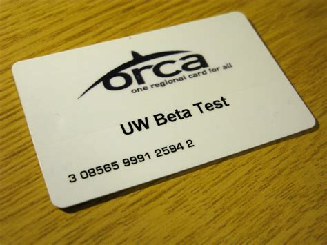 The orca card is the easiest, healthiest way to pay your transit fares in the puget sound region. ORCA Card UW Beta Test | The UW had its test of the ORCA car… | Flickr