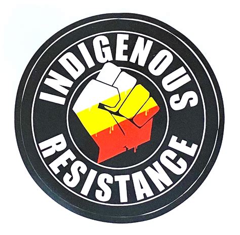 Indigenous Resistance Vinyl Sticker Etsy