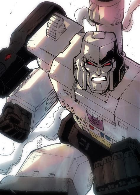 Took This Line Art Of Megatron By Casey Coller And Digitally Coloured