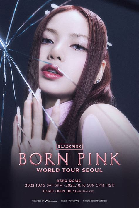 Blackpink World Tour Born Pink Seoul RosÉ And Lisa Concept Posters