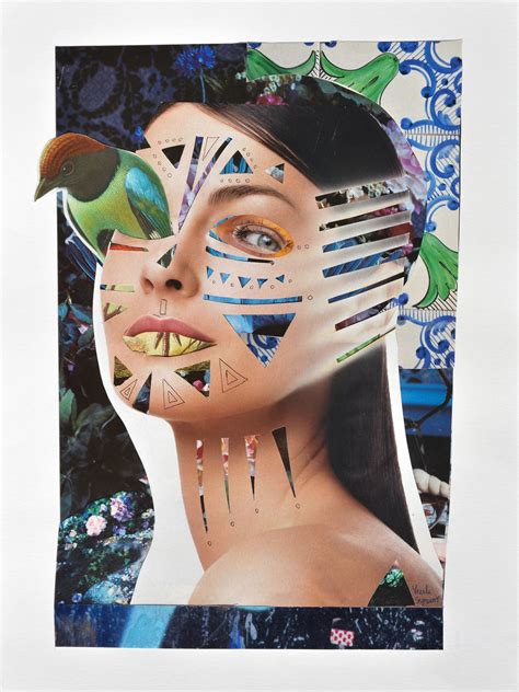 Mixed Media Collages — Veerle Symoens Collage Art Projects Collage