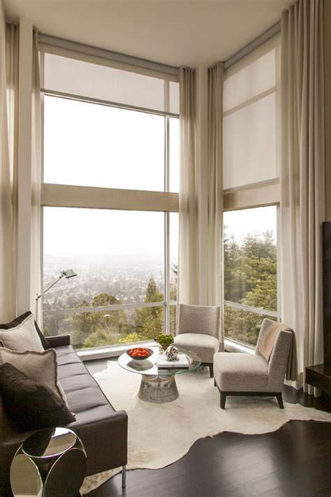 In this article, you'll be able to see dozens of window treatments for a variety of rooms, complete with helpful pictures to capture the essence of. Astonishing Window Treatments for Large Windows in Living ...