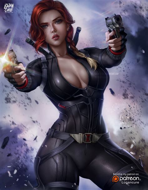 Black Widow Natasha Romanoff And Scarlett Johannson Marvel And 3