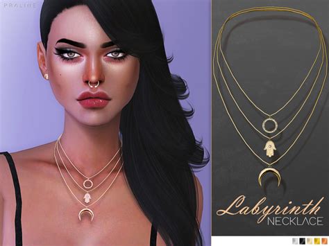 Labyrinth Necklace By Pralinesims At Tsr Sims 4 Updates