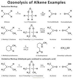 Ozonolysis Definition Examples And Mechanism