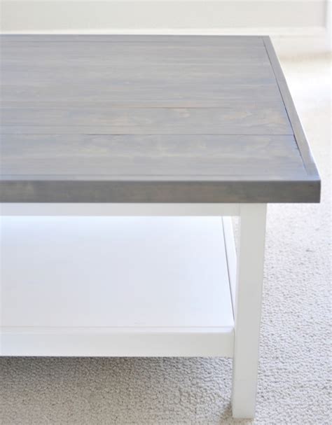 Weathered Gray Coffee Table Centsational Style