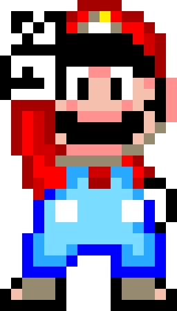 Uncompressed video is digital video that either has never been compressed or was generated by decompressing previously compressed digital video. Mario 16-bit (snes) | Pixel Art Maker