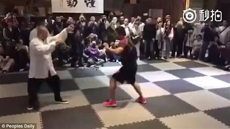 Tai Chi Master Is Knocked Out In 10 Seconds By Mma Fighter Daily Mail Online