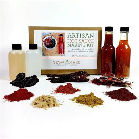 Maybe you would like to learn more about one of these? Artisan Hot Sauce Making Kit - Includes everything needed to make 3 sauces ** Learn more by ...