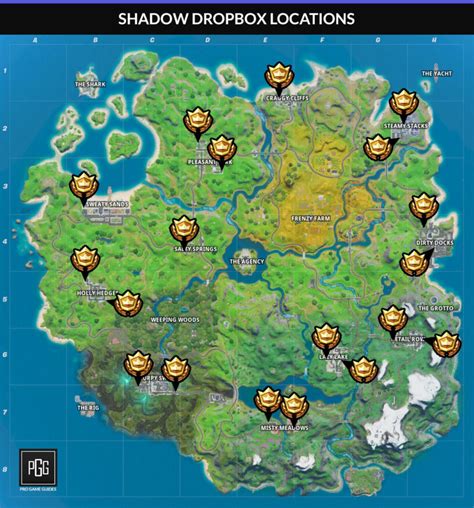 Fortnite is one of the biggest names in battle royale genre which introduces quite a few new gameplay elements. Fortnite Ghost & Shadow Dropbox Locations - Pro Game Guides