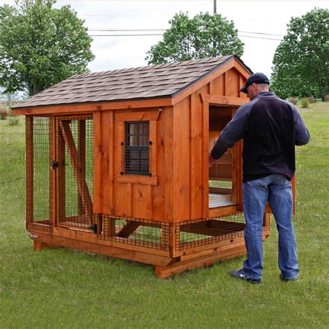 Combination 5x7 Chicken Coop New England Outdoor Sheds Garages