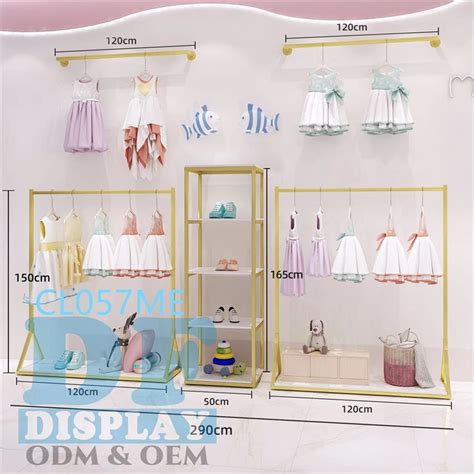 Shop Interior Display Garment Rack Children′s Clothing Store Design