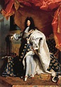 Portrait painting of Louis XIV by Hyacinthe Rigaud