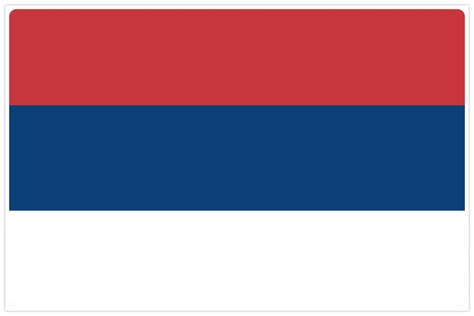 Serbia flagga - Застава Србије