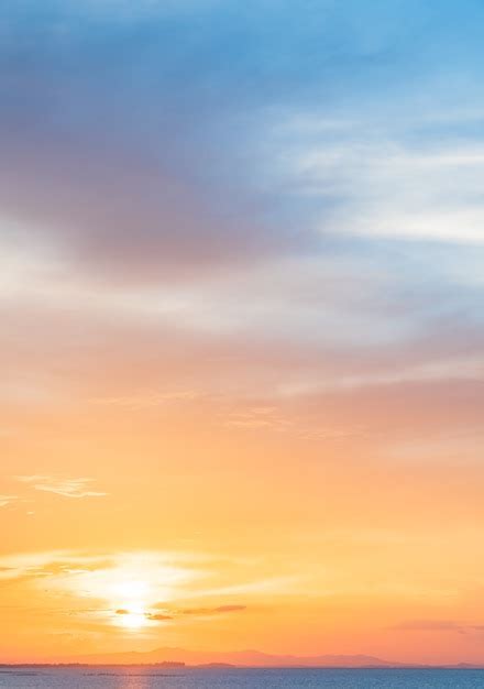Premium Photo Sunset Sky Vertical Background After Sundown In The
