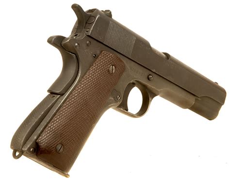 Rare Deactivated Wwi And Wwii Colt M1911 Manufactured By Remington Umc