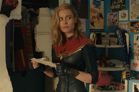 Brie Larsons Captain Marvel Returns In The Marvels Trailer