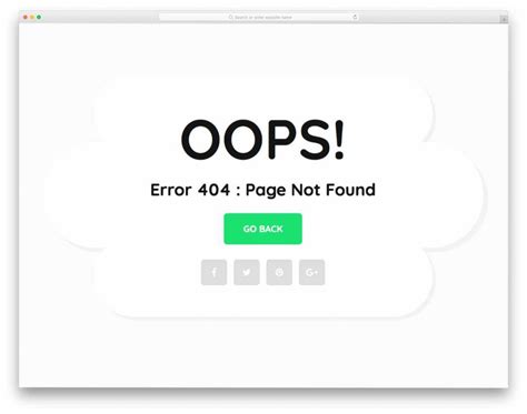 Beautiful Error Page Templates In Uicookies