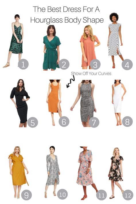 types of dresses for hourglass figures