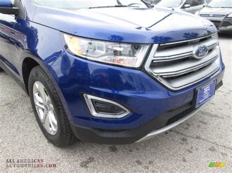 2015 Ford Edge Sel In Deep Impact Blue Metallic Photo 2 B15769 All