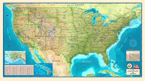 10 Fresh Printable Geographical Map Of The United States Printable Map