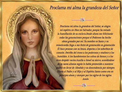 Santa María Madre De Dios Y Madre Nuestra Oración Del Magnificat