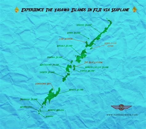 experiance yasawa via seaplane turtle airways